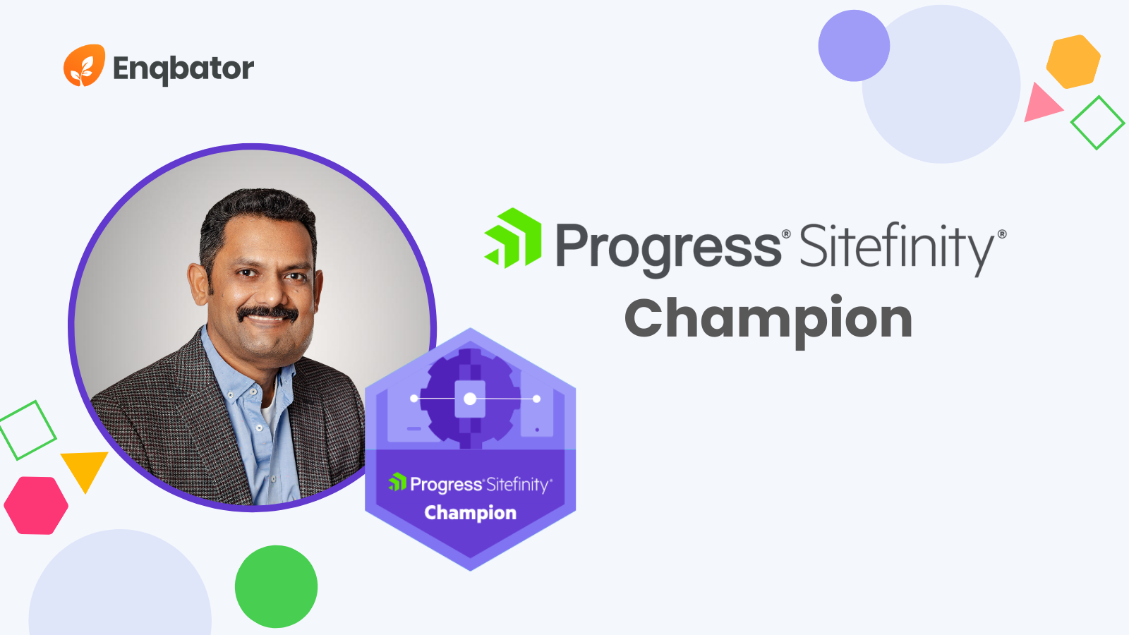 Sujal as Progress Champion