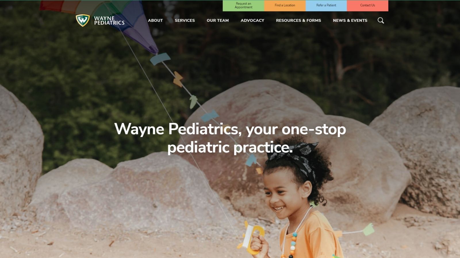 wayne pediatrics homepage