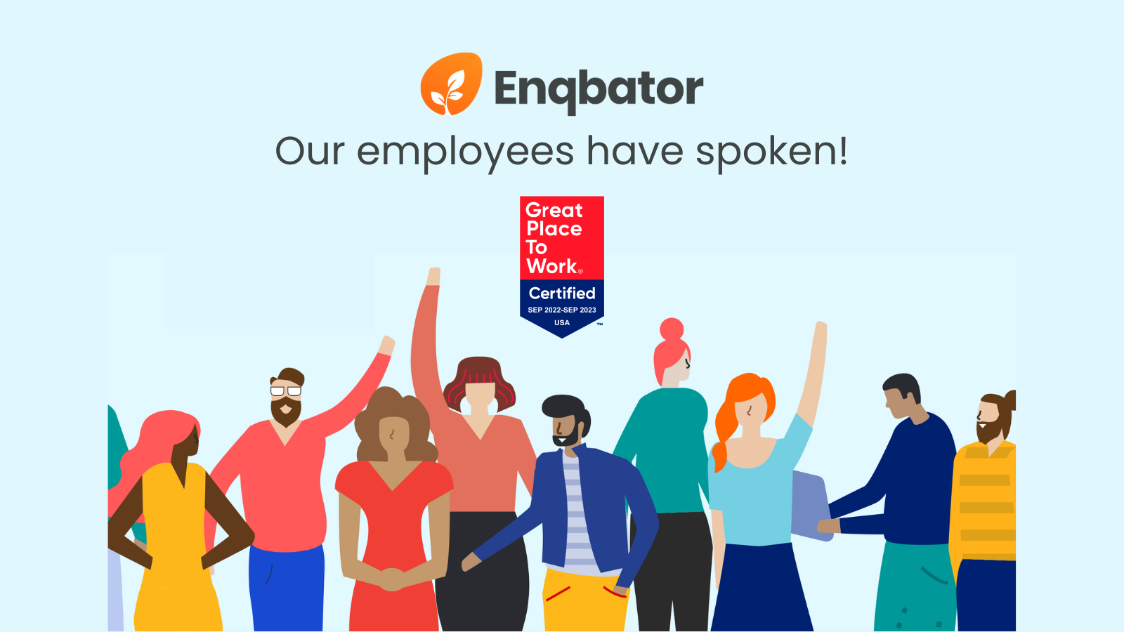 enqbator great place to work certification