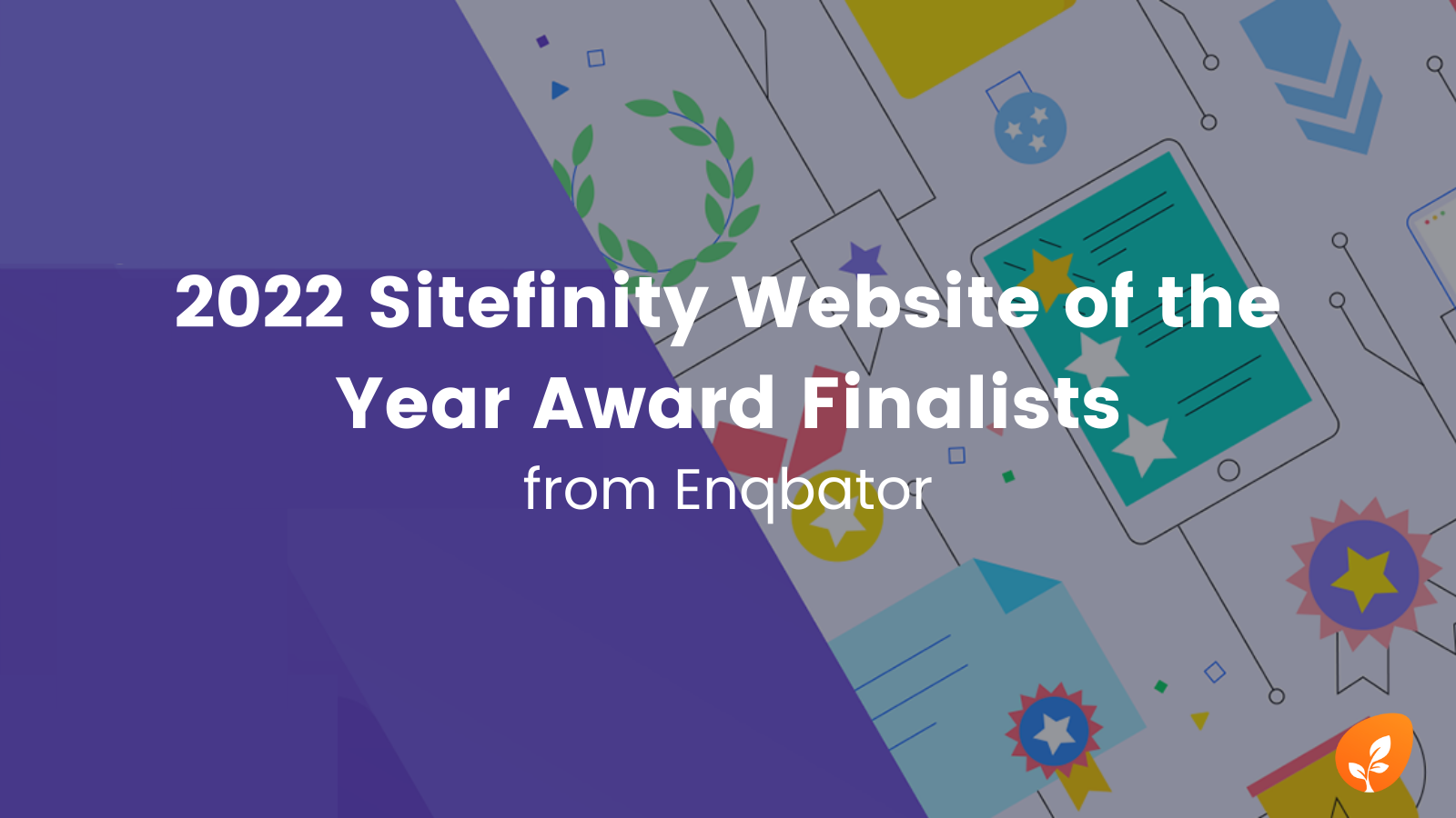 WOY22-finalists Enqbator sitefinity website of the year finalists